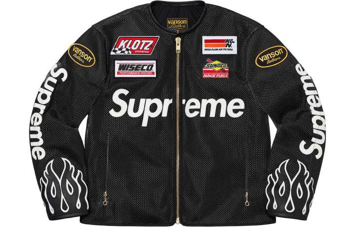 Supreme Supreme Vanson Leathers Cordura Mesh Jacket