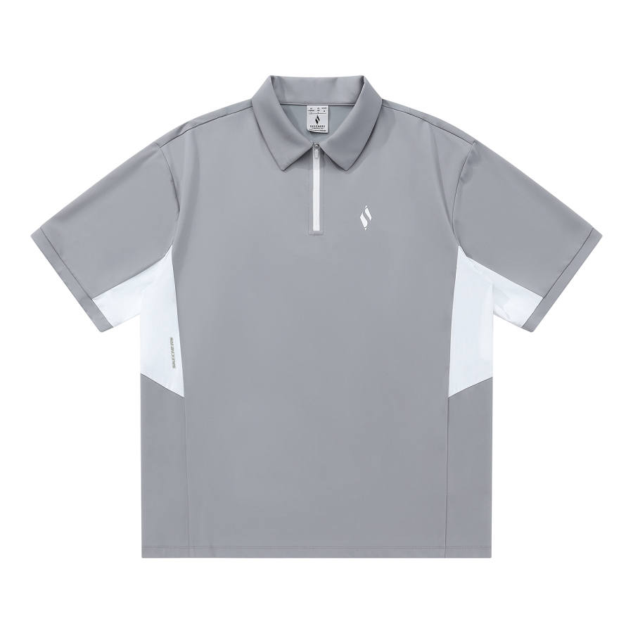 Skechers Elegant Diamond Collection Polo Shirt Unisex Gray