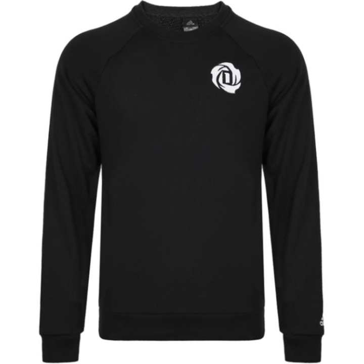 Adidas Adidas Sweatshirts Men's Black Crew Neck Moderate