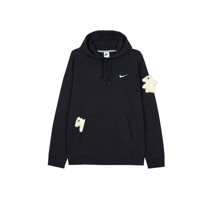 Nike Nike Sweatshirts Men's Black Hooded Moderate