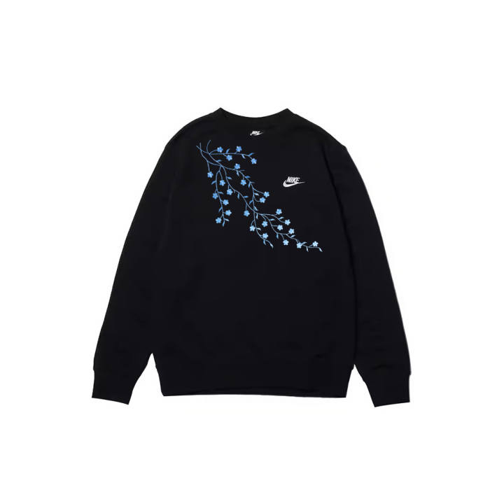 Nike Nike Sweatshirts Men's Black Crew Neck Moderate Regular