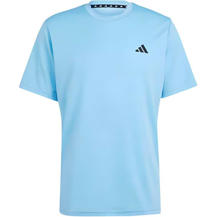 Adidas Adidas T Shirts Men's Blue Crew Neck Moderate Straight Fit