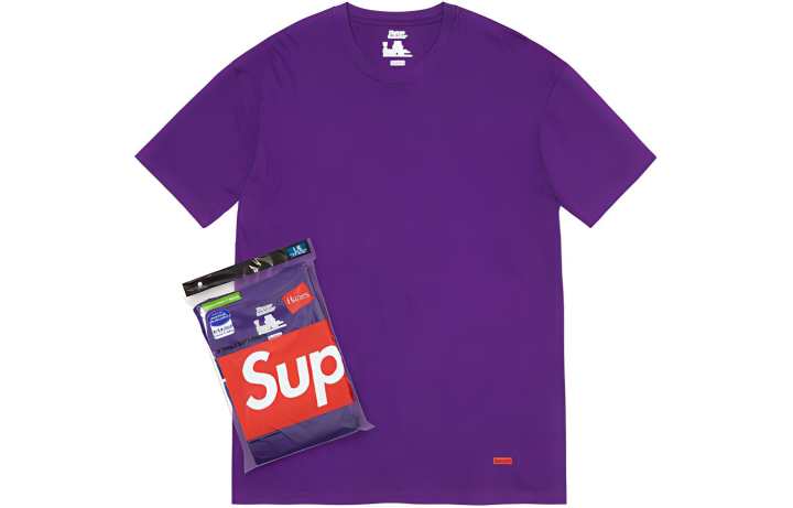 Supreme Supreme Hanes Tagless Tees 2 Pack