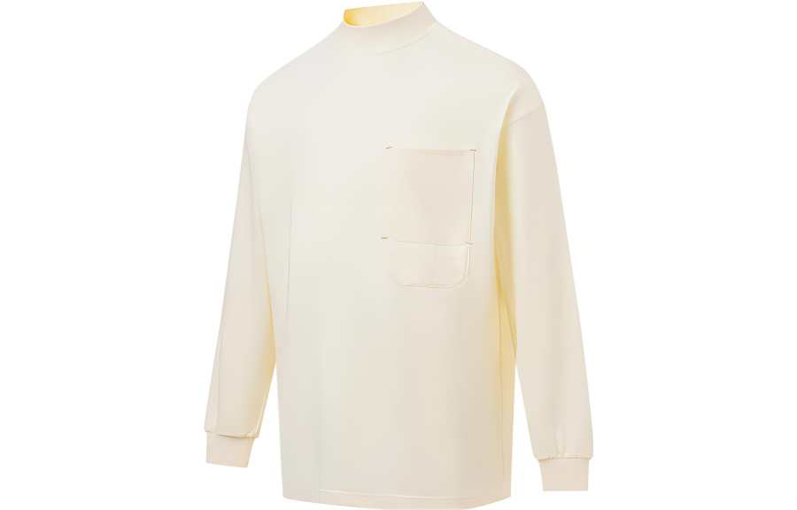 Li-Ning Li Ning Jackets Unisex Papyrus White Lapel Moderate Other