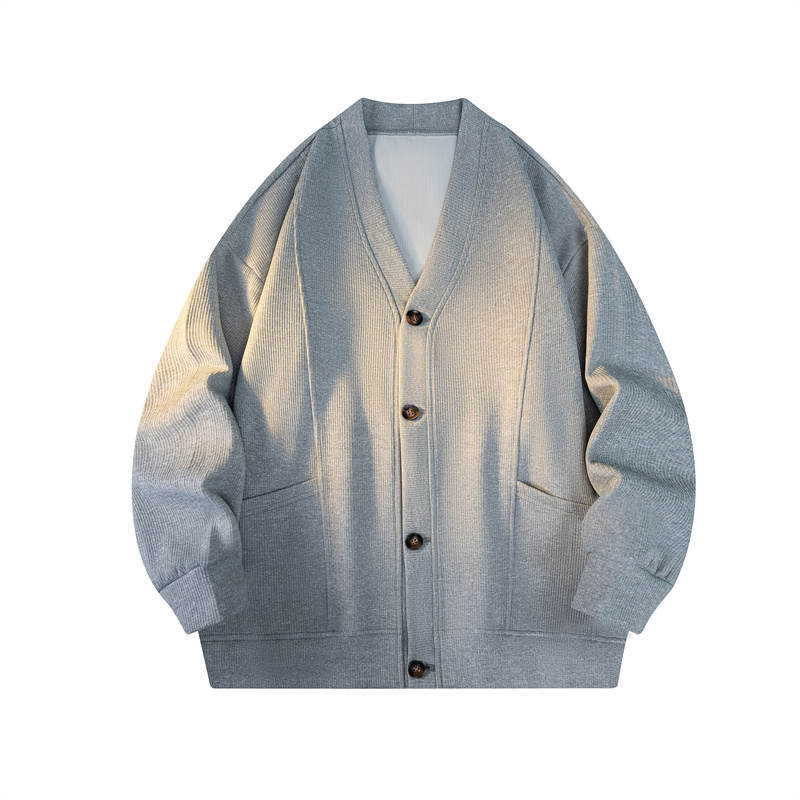 JUNGLE PANDA Knitwear Unisex V Neck Moderate Cardigan