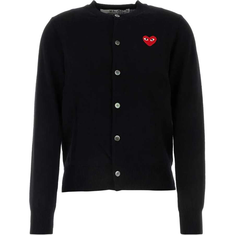 CDG Play Knitwear Unisex Black Crew Neck Moderate Other