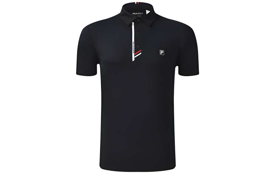FILA Athletics Polo Shirts Men's Legend Blue Polo Collar Moderate Straight Fit