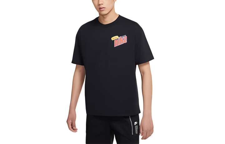 Nike Nike Drop Shoulder Sleeve T Shirt Men's Black