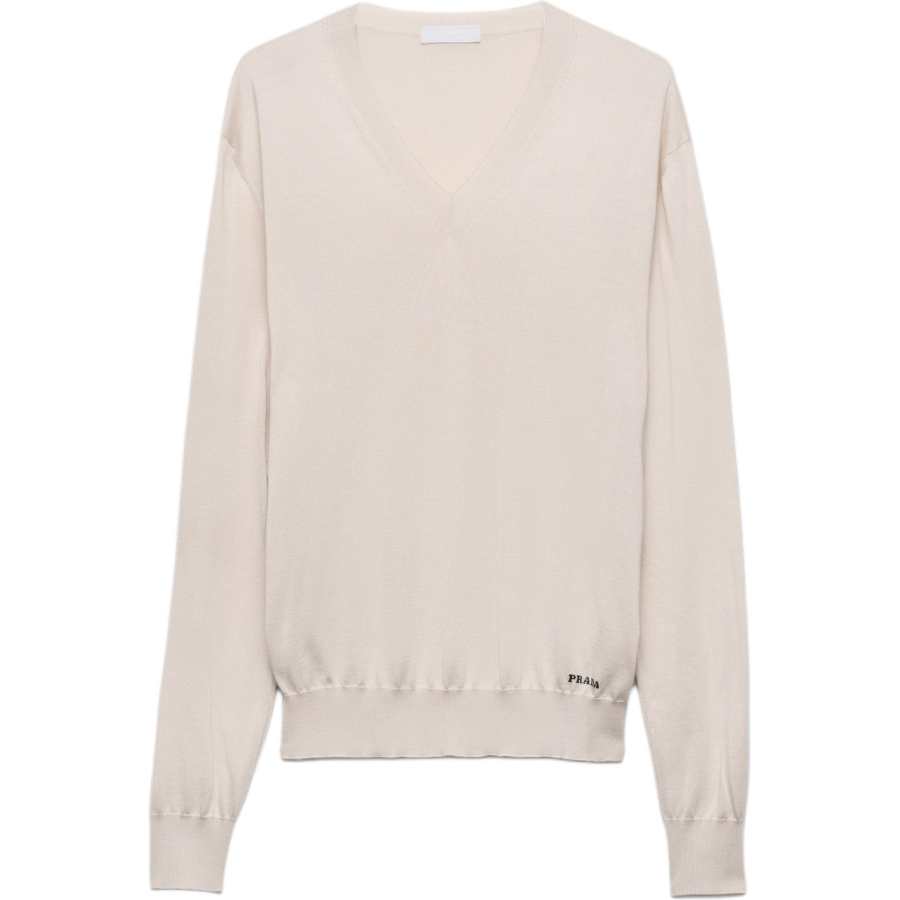 PRADA PRADA SS25 Knitwear Men's Beige