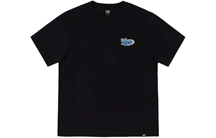Lee T Shirts Men's Black Crew Neck Moderate Straight Fit