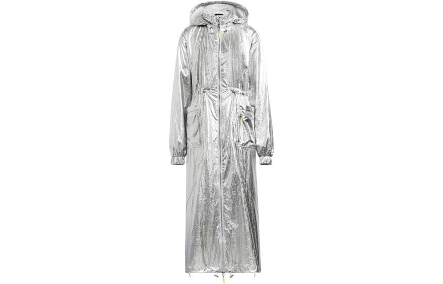 Adidas Originals IVY PARK Jackets Unisex Silver Hooded Moderate Straight Fit