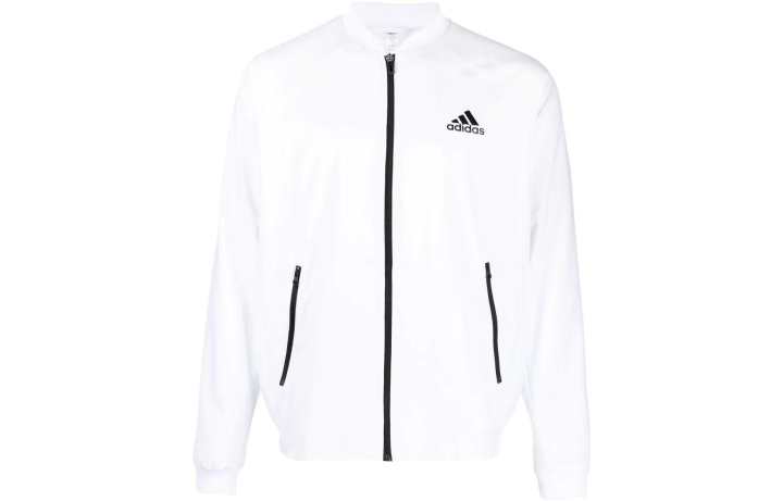 Adidas Adidas Jackets Men's White Crew Neck Moderate Other