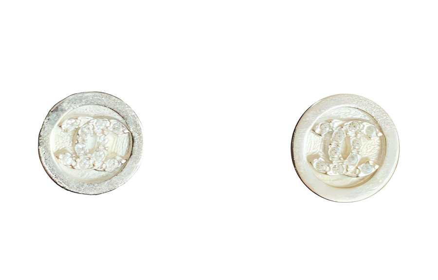 CHANEL CHANEL Stud Earrings Women's Gold
