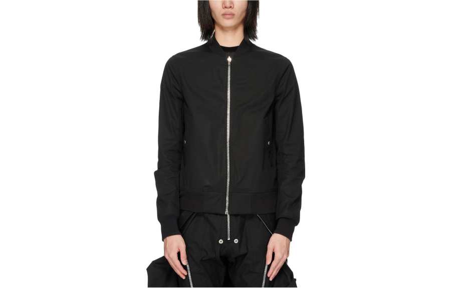 RICK OWENS Zip-Up Long-Sleeved Reversible Jacket