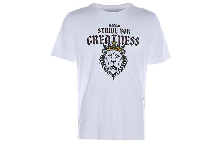 Nike Nike T Shirts Men's White Crew Neck Moderate Straight Fit