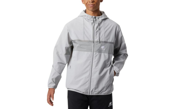 New Balance New Balance Jackets Men's Gray Hooded Moderate Other