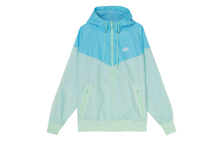 Nike Nike Men Windrunner Full-Zip Drawstring Hoodie Blue