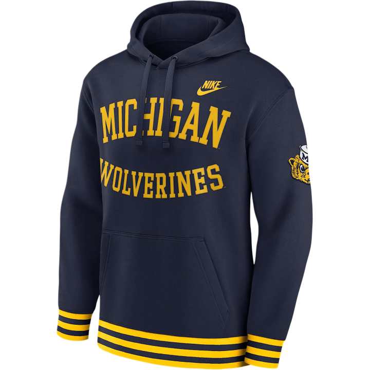 Nike Nike Michigan Wolverines Legacy Retro Men's Nike College Pullover Hoodie