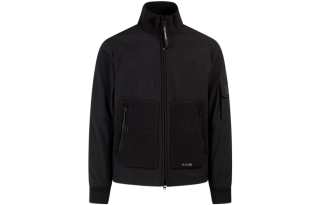 C.P.Company Jackets Men's Black Stand Collar Moderate Other