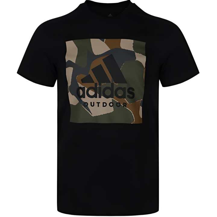 Adidas Adidas T Shirts Men's Black Crew Neck Moderate