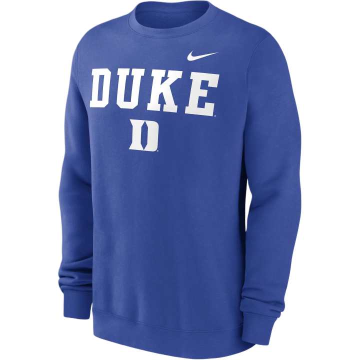 Nike Nike Duke Devils Primetime Primary Stack Men's Nike College Pullover Crew