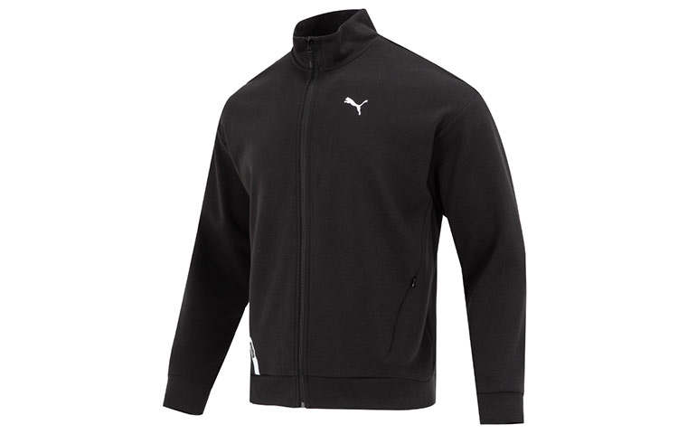 PUMA PUMA Jackets Men's Black Stand Collar Moderate Other