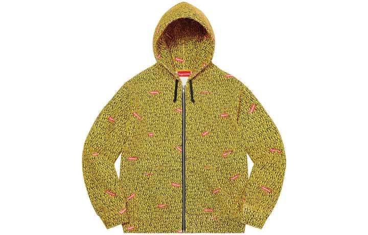 Supreme Supreme Irak Zip Up Hooded Sweatshirt