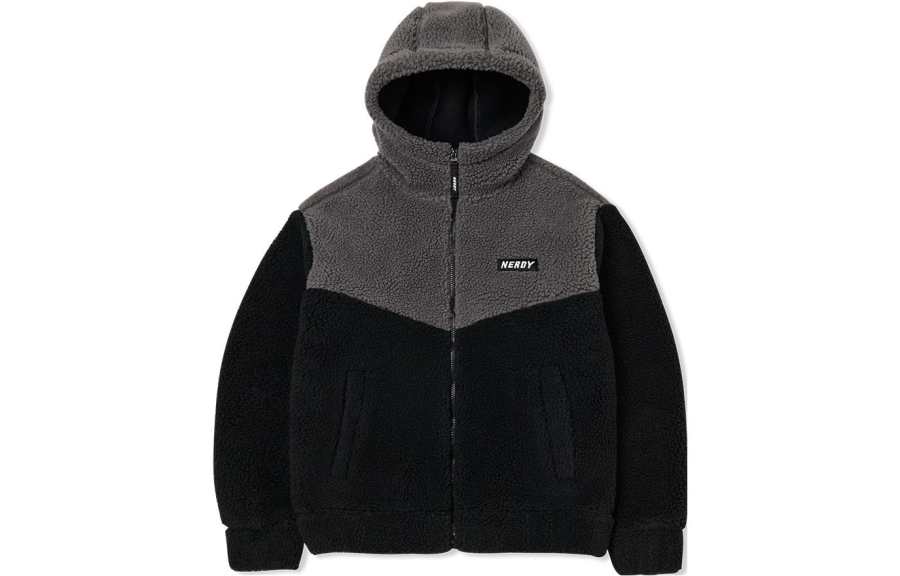 Nerdy FW22 Velvet feel Coat Unisex Black