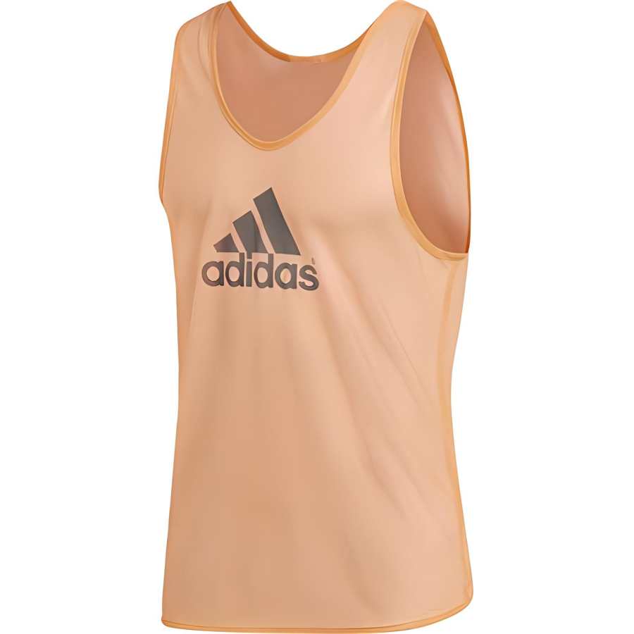 Adidas Adidas Tank Tops Men's Orange Crew Neck Moderate Straight Fit