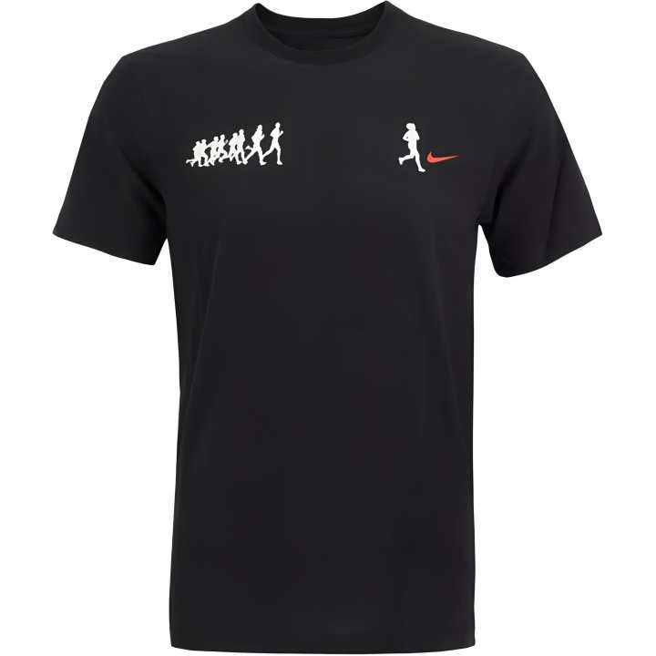 Nike Nike T Shirts Men's Black Crew Neck Straight Fit