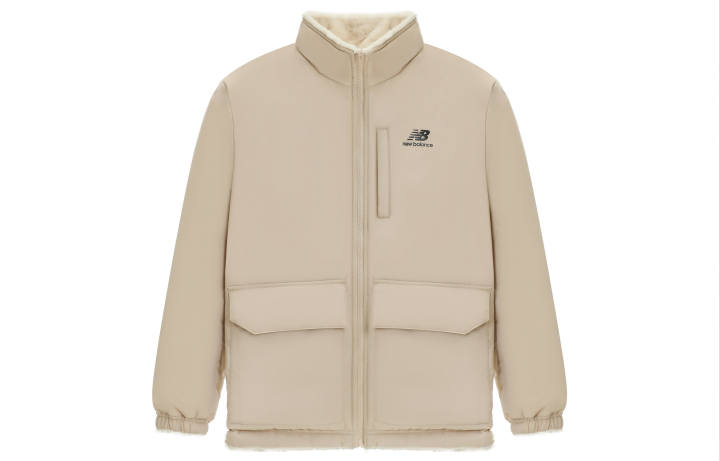 New Balance New Balance Jackets Unisex Beige Turtleneck Thickened Other