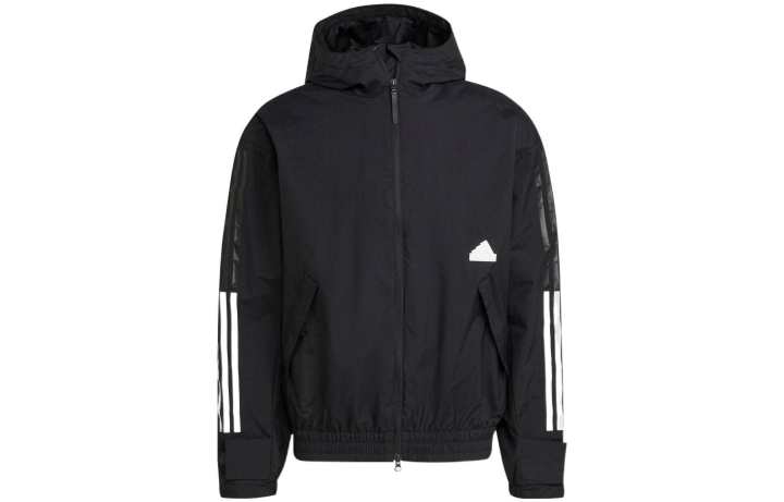 Adidas Adidas Jackets Men's Black Hooded Moderate Other
