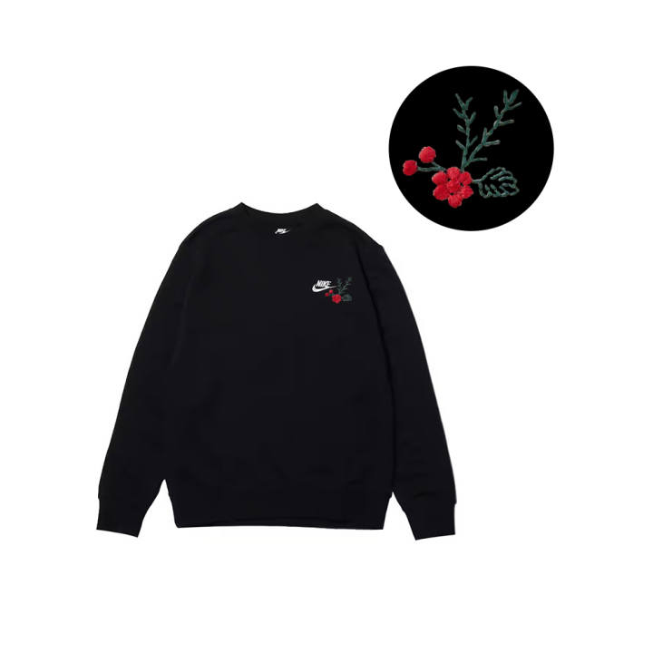 Nike Nike Sweatshirts Men's Black Crew Neck Moderate