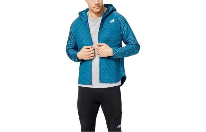 New Balance New Balance Jackets Men's Blue Hooded Moderate Other
