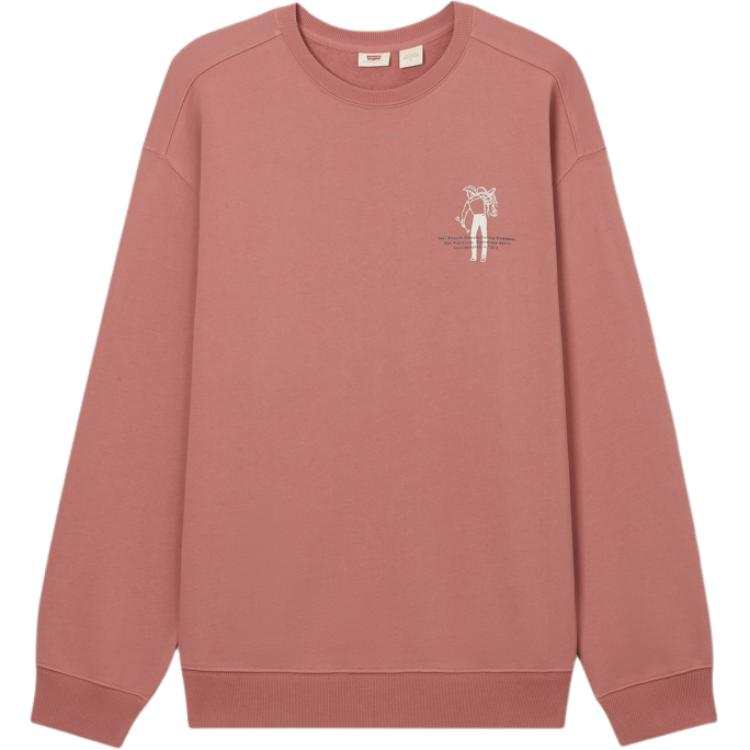 Levis Levis Sweatshirts Men's Russet Crew Neck Moderate Regular