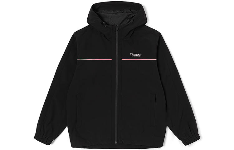 Kappa Jackets Men's Black 990 Hooded Moderate Other