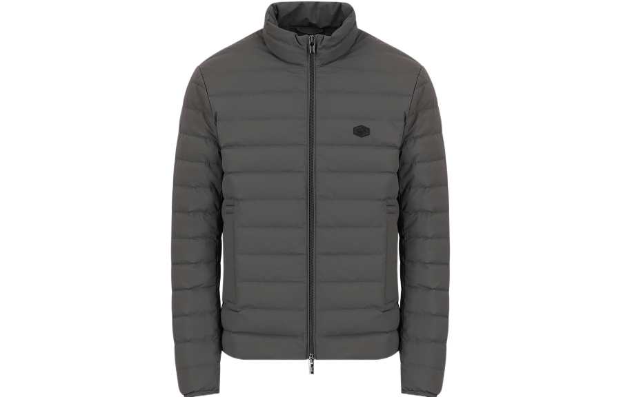 EMPORIO ARMANI Logo-patch Quilted Jacket