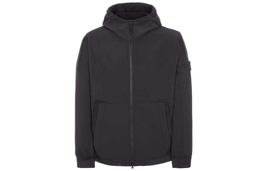 STONE ISLAND LIGHT SOFT SHELL R Jackets & Coats Men's Black