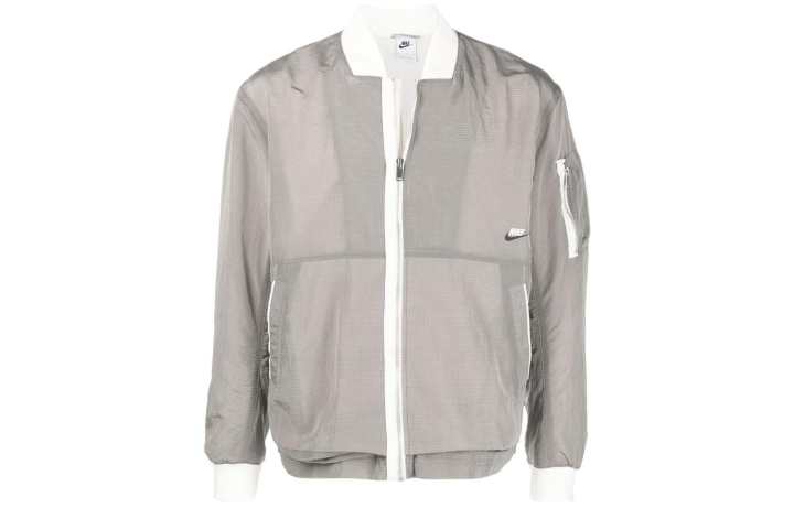 Nike Nike Jackets Men's Gray Baseball Collar Moderate Other