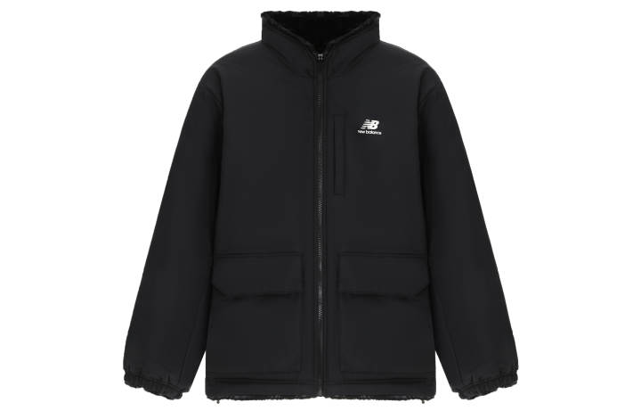 New Balance New Balance Jackets Unisex Black Stand Collar Moderate Workwear