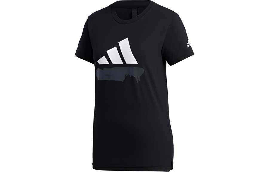 Adidas Adidas T Shirts Men's Black Crew Neck Moderate