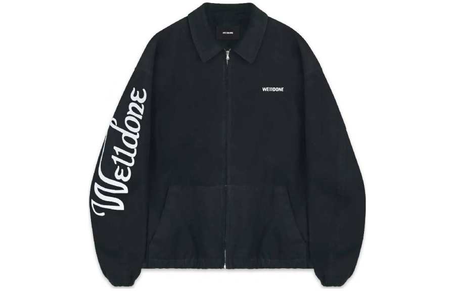 WE11DONE WE11DONE Logo Printed Zipped Jacket