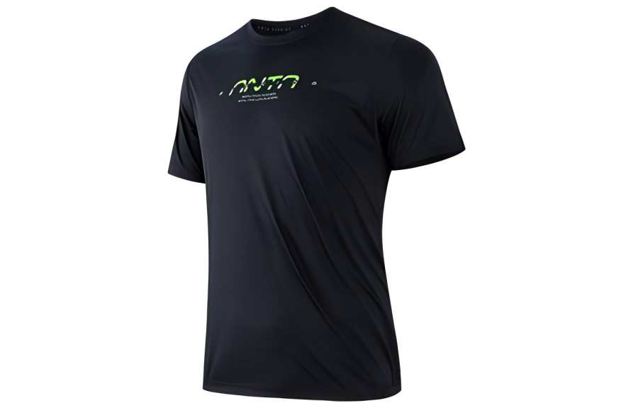 Anta Running Collection Running T Shirt Men's Black