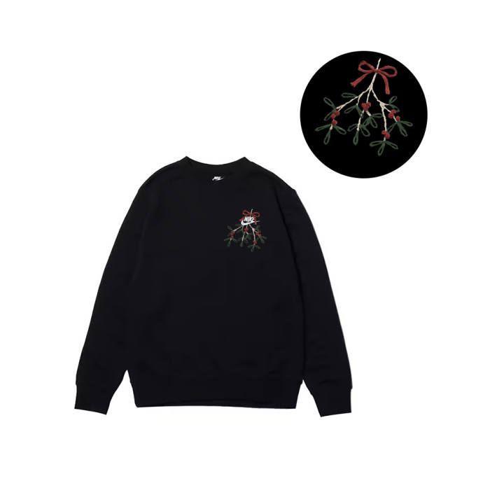 Nike Nike Sweatshirts Men's Black Crew Neck Moderate
