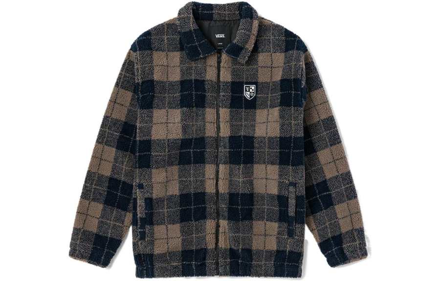 Vans Vans Jackets Unisex Brown Lapel Moderate Other