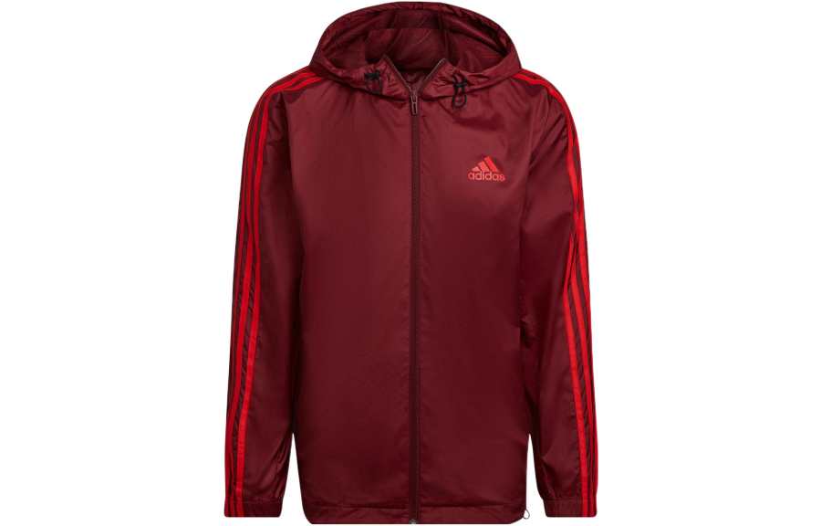 Adidas Adidas Jackets Men's Dark Red Hooded Moderate Other