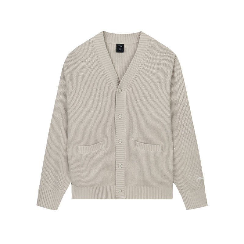 ANTA SUPERSTORE CHAOJIANTA Knitwear Men's Plain Mist Gray