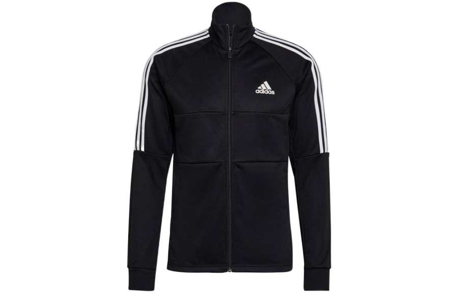 Adidas Adidas Jackets Men's Black Stand Collar Moderate Straight Fit