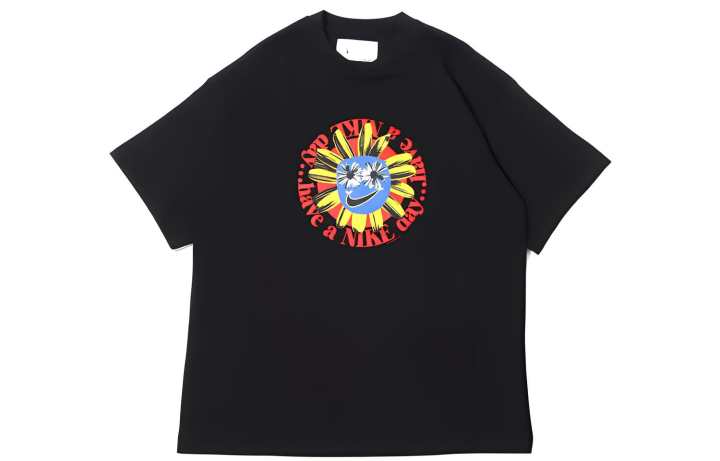 Nike Nike Drop Shoulder Sleeve T-Shirt Men's Black