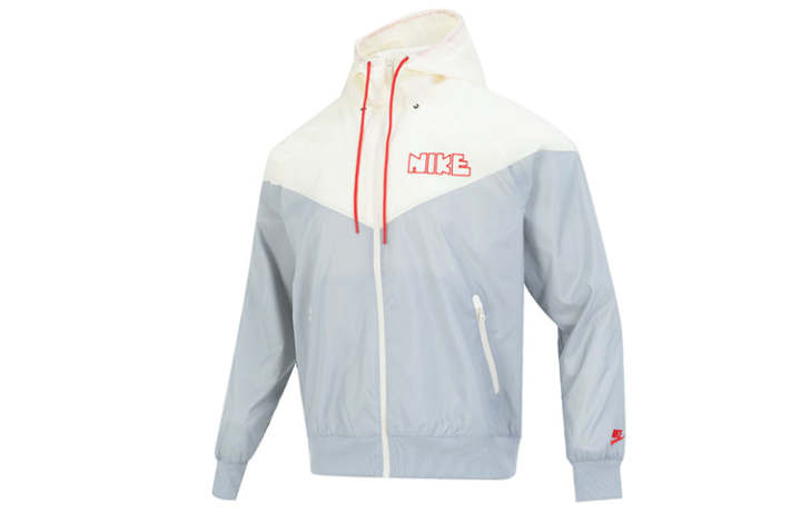 Nike Nike Jackets Men's Light Gray Hooded Moderate Other